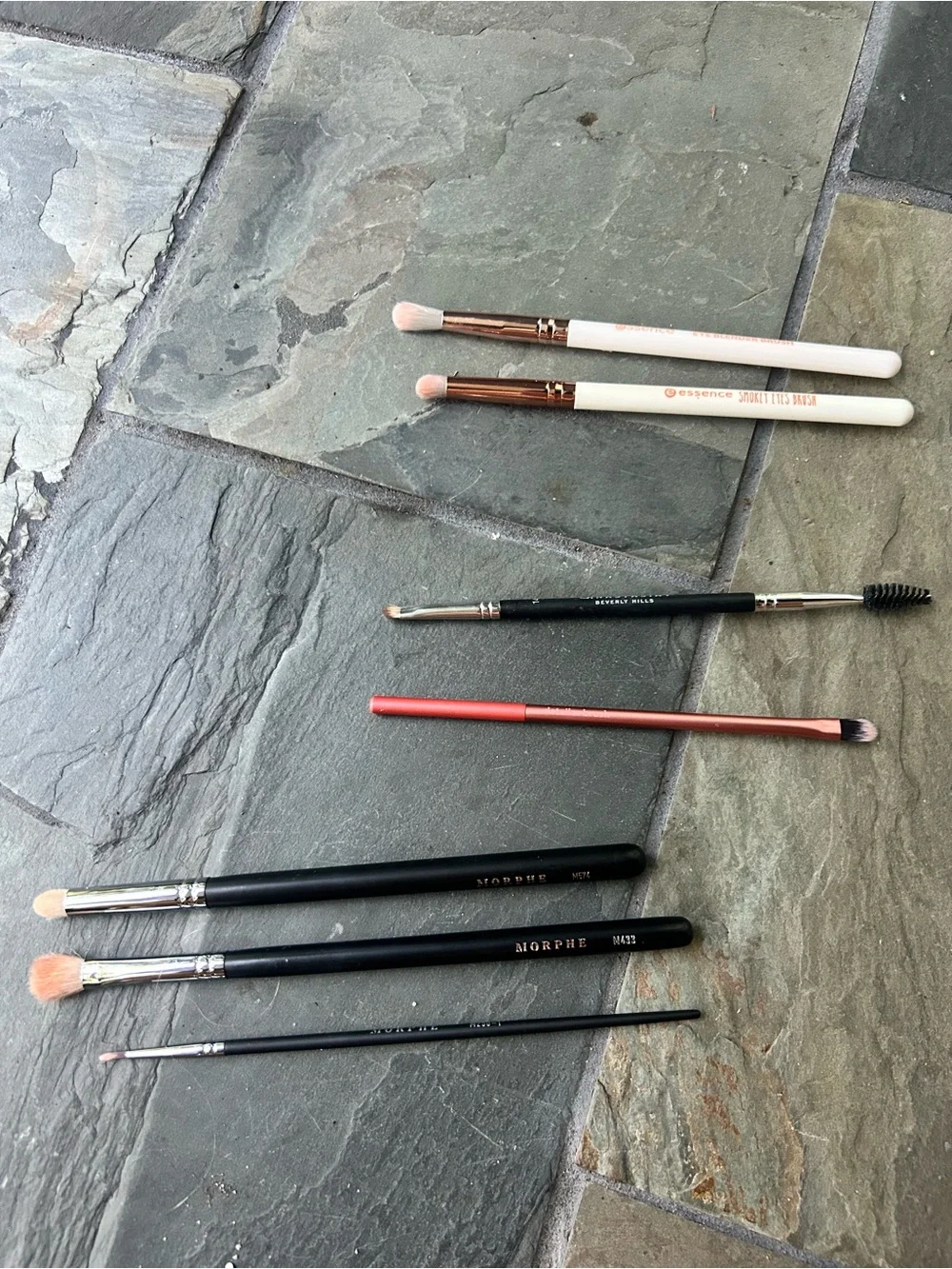 Makeup brush set various brands